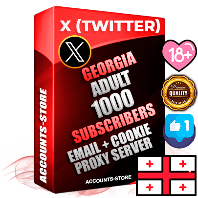 Professional Georgian PREMIUM X (Twitter) accounts of manual registration and farming for the ADULT niche with high trust history photos and tweets — fully themed and optimized for ADULT advertising and promotion — 1000 niche-related live active followers 2009–2014 registration year Verified Email (Included) + Cookie JSON for secure import and login to the account + User Agent + High-quality filling (Photo Header Posts). Fully ready for targeted campaigns and ad launches from any country. Perfectly hold ads without bans. Ideal for any earning schemes affiliate promotions and marketing projects. Quality unlimited IPv4 proxy server included. Professional Georgian PREMIUM X (Twitter) accounts of manual registration and farming for the ADULT niche with high trust history photos and tweets — fully themed and optimized for ADULT advertising and promotion — 1000 niche-related live active followers 2009–2014 registration year Verified Email (Included) + Cookie JSON for secure import and login to the account + User Agent + High-quality filling (Photo Header Posts). Fully ready for targeted campaigns and ad launches from any country. Perfectly hold ads without bans. Ideal for any earning schemes affiliate promotions and marketing projects. Quality unlimited IPv4 proxy server included.