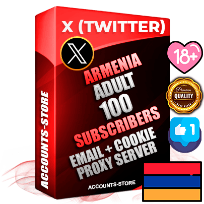 Professional Armenian PREMIUM X (Twitter) accounts of manual registration and farming for the ADULT niche with high trust history photos and tweets — fully themed and optimized for ADULT advertising and promotion — 100 niche-related live active followers 2009–2014 registration year Verified Email (Included) + Cookie JSON for secure import and login to the account + User Agent + High-quality filling (Photo Header Posts). Fully ready for targeted campaigns and ad launches from any country. Perfectly hold ads without bans. Ideal for any earning schemes affiliate promotions and marketing projects. Quality unlimited IPv4 proxy server included.