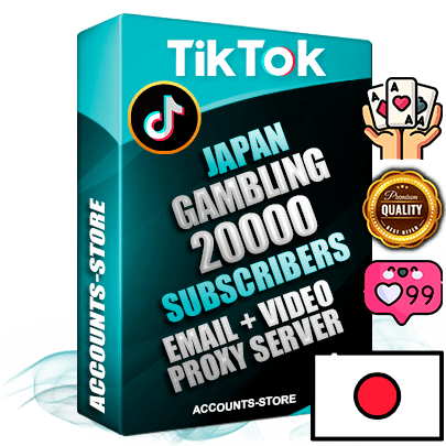 Professional Japanese PREMIUM TikTok accounts of manual registration and farming for the GAMBLING niche with high trust history profile photos and videos — fully themed and optimized for GAMBLING advertising and promotion — 20000 niche-related live active subscribers 2018–2022 registration years Verified Email (included) + Cookie JSON for secure import and login to the account + User Agent + high-quality content filling (profile photo banner and videos). Fully ready for targeted campaigns and ad launches from any country. Perfectly holds ads without bans. Ideal for any earning schemes affiliate promotions and marketing projects. Quality unlimited IPv4 proxy server included. Professional Japanese PREMIUM TikTok accounts of manual registration and farming for the GAMBLING niche with high trust history profile photos and videos — fully themed and optimized for GAMBLING advertising and promotion — 20000 niche-related live active subscribers 2018–2022 registration years Verified Email (included) + Cookie JSON for secure import and login to the account + User Agent + high-quality content filling (profile photo banner and videos). Fully ready for targeted campaigns and ad launches from any country. Perfectly holds ads without bans. Ideal for any earning schemes affiliate promotions and marketing projects. Quality unlimited IPv4 proxy server included.