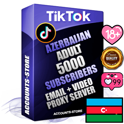 Professional Azerbaijani PREMIUM TikTok accounts of manual registration and farming for the ADULT niche with high trust history profile photos and videos — fully themed and optimized for ADULT advertising and promotion — 5000 niche-related live active subscribers 2018–2022 registration years Verified Email (included) + Cookie JSON for secure import and login to the account + User Agent + high-quality content filling (profile photo banner and videos). Fully ready for targeted campaigns and ad launches from any country. Perfectly holds ads without bans. Ideal for any earning schemes affiliate promotions and marketing projects. Quality unlimited IPv4 proxy server included. Professional Azerbaijani PREMIUM TikTok accounts of manual registration and farming for the ADULT niche with high trust history profile photos and videos — fully themed and optimized for ADULT advertising and promotion — 5000 niche-related live active subscribers 2018–2022 registration years Verified Email (included) + Cookie JSON for secure import and login to the account + User Agent + high-quality content filling (profile photo banner and videos). Fully ready for targeted campaigns and ad launches from any country. Perfectly holds ads without bans. Ideal for any earning schemes affiliate promotions and marketing projects. Quality unlimited IPv4 proxy server included.