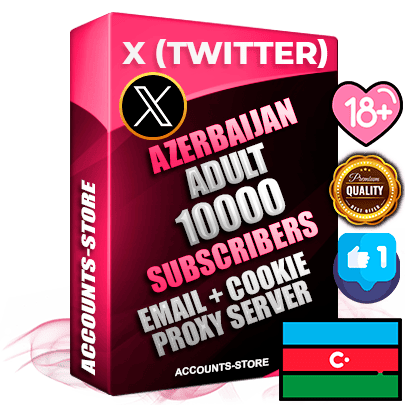 Professional Azerbaijani PREMIUM X (Twitter) accounts of manual registration and farming for the ADULT niche with high trust history photos and tweets — fully themed and optimized for ADULT advertising and promotion — 10000 niche-related live active followers 2009–2014 registration year Verified Email (Included) + Cookie JSON for secure import and login to the account + User Agent + High-quality filling (Photo Header Posts). Fully ready for targeted campaigns and ad launches from any country. Perfectly hold ads without bans. Ideal for any earning schemes affiliate promotions and marketing projects. Quality unlimited IPv4 proxy server included. Professional Azerbaijani PREMIUM X (Twitter) accounts of manual registration and farming for the ADULT niche with high trust history photos and tweets — fully themed and optimized for ADULT advertising and promotion — 10000 niche-related live active followers 2009–2014 registration year Verified Email (Included) + Cookie JSON for secure import and login to the account + User Agent + High-quality filling (Photo Header Posts). Fully ready for targeted campaigns and ad launches from any country. Perfectly hold ads without bans. Ideal for any earning schemes affiliate promotions and marketing projects. Quality unlimited IPv4 proxy server included.