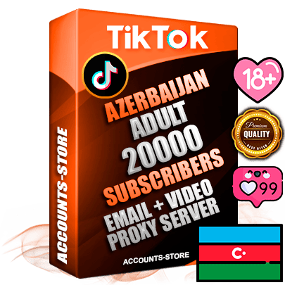 Professional Azerbaijani PREMIUM TikTok accounts of manual registration and farming for the ADULT niche with high trust history profile photos and videos — fully themed and optimized for ADULT advertising and promotion — 20000 niche-related live active subscribers 2018–2022 registration years Verified Email (included) + Cookie JSON for secure import and login to the account + User Agent + high-quality content filling (profile photo banner and videos). Fully ready for targeted campaigns and ad launches from any country. Perfectly holds ads without bans. Ideal for any earning schemes affiliate promotions and marketing projects. Quality unlimited IPv4 proxy server included. Professional Azerbaijani PREMIUM TikTok accounts of manual registration and farming for the ADULT niche with high trust history profile photos and videos — fully themed and optimized for ADULT advertising and promotion — 20000 niche-related live active subscribers 2018–2022 registration years Verified Email (included) + Cookie JSON for secure import and login to the account + User Agent + high-quality content filling (profile photo banner and videos). Fully ready for targeted campaigns and ad launches from any country. Perfectly holds ads without bans. Ideal for any earning schemes affiliate promotions and marketing projects. Quality unlimited IPv4 proxy server included.