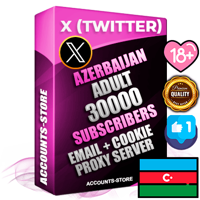 Professional Azerbaijani PREMIUM X (Twitter) accounts of manual registration and farming for the ADULT niche with high trust history photos and tweets — fully themed and optimized for ADULT advertising and promotion — 30000 niche-related live active followers 2009–2014 registration year Verified Email (Included) + Cookie JSON for secure import and login to the account + User Agent + High-quality filling (Photo Header Posts). Fully ready for targeted campaigns and ad launches from any country. Perfectly hold ads without bans. Ideal for any earning schemes affiliate promotions and marketing projects. Quality unlimited IPv4 proxy server included.
