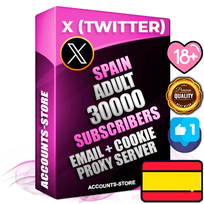 Professional Spanish PREMIUM X (Twitter) accounts of manual registration and farming for the ADULT niche with high trust history photos and tweets — fully themed and optimized for ADULT advertising and promotion — 30000 niche-related live active followers 2009–2014 registration year Verified Email (Included) + Cookie JSON for secure import and login to the account + User Agent + High-quality filling (Photo Header Posts). Fully ready for targeted campaigns and ad launches from any country. Perfectly hold ads without bans. Ideal for any earning schemes affiliate promotions and marketing projects. Quality unlimited IPv4 proxy server included.