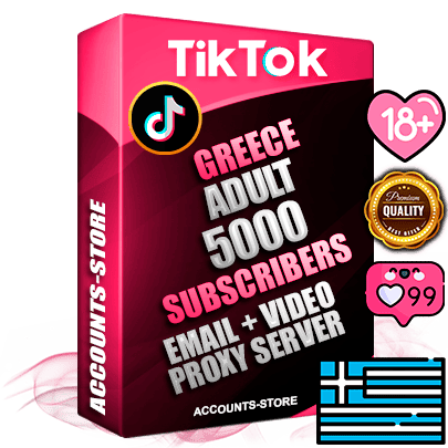 Professional Greek PREMIUM TikTok accounts of manual registration and farming for the ADULT niche with high trust history profile photos and videos — fully themed and optimized for ADULT advertising and promotion — 5000 niche-related live active subscribers 2018–2022 registration years Verified Email (included) + Cookie JSON for secure import and login to the account + User Agent + high-quality content filling (profile photo banner and videos). Fully ready for targeted campaigns and ad launches from any country. Perfectly holds ads without bans. Ideal for any earning schemes affiliate promotions and marketing projects. Quality unlimited IPv4 proxy server included. Professional Greek PREMIUM TikTok accounts of manual registration and farming for the ADULT niche with high trust history profile photos and videos — fully themed and optimized for ADULT advertising and promotion — 5000 niche-related live active subscribers 2018–2022 registration years Verified Email (included) + Cookie JSON for secure import and login to the account + User Agent + high-quality content filling (profile photo banner and videos). Fully ready for targeted campaigns and ad launches from any country. Perfectly holds ads without bans. Ideal for any earning schemes affiliate promotions and marketing projects. Quality unlimited IPv4 proxy server included.