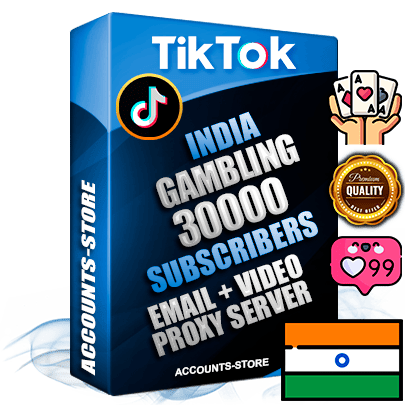 Professional Indian PREMIUM TikTok accounts of manual registration and farming for the GAMBLING niche with high trust history profile photos and videos — fully themed and optimized for GAMBLING advertising and promotion — 30000 niche-related live active subscribers 2018–2022 registration years Verified Email (included) + Cookie JSON for secure import and login to the account + User Agent + high-quality content filling (profile photo banner and videos). Fully ready for targeted campaigns and ad launches from any country. Perfectly holds ads without bans. Ideal for any earning schemes affiliate promotions and marketing projects. Quality unlimited IPv4 proxy server included. Professional Indian PREMIUM TikTok accounts of manual registration and farming for the GAMBLING niche with high trust history profile photos and videos — fully themed and optimized for GAMBLING advertising and promotion — 30000 niche-related live active subscribers 2018–2022 registration years Verified Email (included) + Cookie JSON for secure import and login to the account + User Agent + high-quality content filling (profile photo banner and videos). Fully ready for targeted campaigns and ad launches from any country. Perfectly holds ads without bans. Ideal for any earning schemes affiliate promotions and marketing projects. Quality unlimited IPv4 proxy server included.