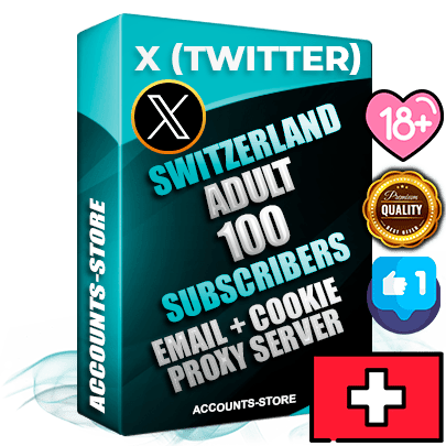 Professional Swiss PREMIUM X (Twitter) accounts of manual registration and farming for the ADULT niche with high trust history photos and tweets — fully themed and optimized for ADULT advertising and promotion — 100 niche-related live active followers 2009–2014 registration year Verified Email (Included) + Cookie JSON for secure import and login to the account + User Agent + High-quality filling (Photo Header Posts). Fully ready for targeted campaigns and ad launches from any country. Perfectly hold ads without bans. Ideal for any earning schemes affiliate promotions and marketing projects. Quality unlimited IPv4 proxy server included. Professional Swiss PREMIUM X (Twitter) accounts of manual registration and farming for the ADULT niche with high trust history photos and tweets — fully themed and optimized for ADULT advertising and promotion — 100 niche-related live active followers 2009–2014 registration year Verified Email (Included) + Cookie JSON for secure import and login to the account + User Agent + High-quality filling (Photo Header Posts). Fully ready for targeted campaigns and ad launches from any country. Perfectly hold ads without bans. Ideal for any earning schemes affiliate promotions and marketing projects. Quality unlimited IPv4 proxy server included.