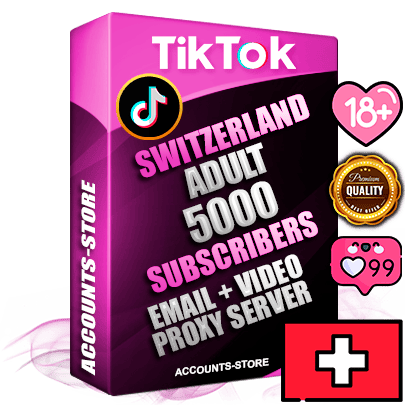 Professional Swiss PREMIUM TikTok accounts of manual registration and farming for the ADULT niche with high trust history profile photos and videos — fully themed and optimized for ADULT advertising and promotion — 5000 niche-related live active subscribers 2018–2022 registration years Verified Email (included) + Cookie JSON for secure import and login to the account + User Agent + high-quality content filling (profile photo banner and videos). Fully ready for targeted campaigns and ad launches from any country. Perfectly holds ads without bans. Ideal for any earning schemes affiliate promotions and marketing projects. Quality unlimited IPv4 proxy server included. Professional Swiss PREMIUM TikTok accounts of manual registration and farming for the ADULT niche with high trust history profile photos and videos — fully themed and optimized for ADULT advertising and promotion — 5000 niche-related live active subscribers 2018–2022 registration years Verified Email (included) + Cookie JSON for secure import and login to the account + User Agent + high-quality content filling (profile photo banner and videos). Fully ready for targeted campaigns and ad launches from any country. Perfectly holds ads without bans. Ideal for any earning schemes affiliate promotions and marketing projects. Quality unlimited IPv4 proxy server included.