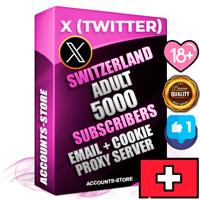 Professional Swiss PREMIUM X (Twitter) accounts of manual registration and farming for the ADULT niche with high trust history photos and tweets — fully themed and optimized for ADULT advertising and promotion — 5000 niche-related live active followers 2009–2014 registration year Verified Email (Included) + Cookie JSON for secure import and login to the account + User Agent + High-quality filling (Photo Header Posts). Fully ready for targeted campaigns and ad launches from any country. Perfectly hold ads without bans. Ideal for any earning schemes affiliate promotions and marketing projects. Quality unlimited IPv4 proxy server included. Professional Swiss PREMIUM X (Twitter) accounts of manual registration and farming for the ADULT niche with high trust history photos and tweets — fully themed and optimized for ADULT advertising and promotion — 5000 niche-related live active followers 2009–2014 registration year Verified Email (Included) + Cookie JSON for secure import and login to the account + User Agent + High-quality filling (Photo Header Posts). Fully ready for targeted campaigns and ad launches from any country. Perfectly hold ads without bans. Ideal for any earning schemes affiliate promotions and marketing projects. Quality unlimited IPv4 proxy server included.