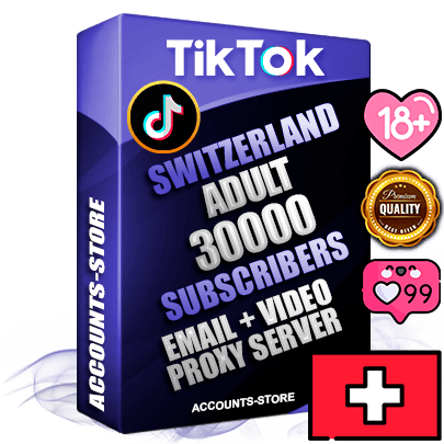 Professional Swiss PREMIUM TikTok accounts of manual registration and farming for the ADULT niche with high trust history profile photos and videos — fully themed and optimized for ADULT advertising and promotion — 30000 niche-related live active subscribers 2018–2022 registration years Verified Email (included) + Cookie JSON for secure import and login to the account + User Agent + high-quality content filling (profile photo banner and videos). Fully ready for targeted campaigns and ad launches from any country. Perfectly holds ads without bans. Ideal for any earning schemes affiliate promotions and marketing projects. Quality unlimited IPv4 proxy server included. Professional Swiss PREMIUM TikTok accounts of manual registration and farming for the ADULT niche with high trust history profile photos and videos — fully themed and optimized for ADULT advertising and promotion — 30000 niche-related live active subscribers 2018–2022 registration years Verified Email (included) + Cookie JSON for secure import and login to the account + User Agent + high-quality content filling (profile photo banner and videos). Fully ready for targeted campaigns and ad launches from any country. Perfectly holds ads without bans. Ideal for any earning schemes affiliate promotions and marketing projects. Quality unlimited IPv4 proxy server included.