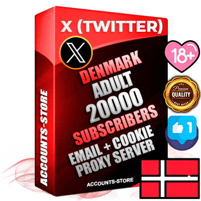 Professional Danish PREMIUM X (Twitter) accounts of manual registration and farming for the ADULT niche with high trust history photos and tweets — fully themed and optimized for ADULT advertising and promotion — 20000 niche-related live active followers 2009–2014 registration year Verified Email (Included) + Cookie JSON for secure import and login to the account + User Agent + High-quality filling (Photo Header Posts). Fully ready for targeted campaigns and ad launches from any country. Perfectly hold ads without bans. Ideal for any earning schemes affiliate promotions and marketing projects. Quality unlimited IPv4 proxy server included. Professional Danish PREMIUM X (Twitter) accounts of manual registration and farming for the ADULT niche with high trust history photos and tweets — fully themed and optimized for ADULT advertising and promotion — 20000 niche-related live active followers 2009–2014 registration year Verified Email (Included) + Cookie JSON for secure import and login to the account + User Agent + High-quality filling (Photo Header Posts). Fully ready for targeted campaigns and ad launches from any country. Perfectly hold ads without bans. Ideal for any earning schemes affiliate promotions and marketing projects. Quality unlimited IPv4 proxy server included.