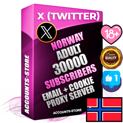 Professional Norwegian PREMIUM X (Twitter) accounts of manual registration and farming for the ADULT niche with high trust history photos and tweets — fully themed and optimized for ADULT advertising and promotion — 30000 niche-related live active followers 2009–2014 registration year Verified Email (Included) + Cookie JSON for secure import and login to the account + User Agent + High-quality filling (Photo Header Posts). Fully ready for targeted campaigns and ad launches from any country. Perfectly hold ads without bans. Ideal for any earning schemes affiliate promotions and marketing projects. Quality unlimited IPv4 proxy server included. Professional Norwegian PREMIUM X (Twitter) accounts of manual registration and farming for the ADULT niche with high trust history photos and tweets — fully themed and optimized for ADULT advertising and promotion — 30000 niche-related live active followers 2009–2014 registration year Verified Email (Included) + Cookie JSON for secure import and login to the account + User Agent + High-quality filling (Photo Header Posts). Fully ready for targeted campaigns and ad launches from any country. Perfectly hold ads without bans. Ideal for any earning schemes affiliate promotions and marketing projects. Quality unlimited IPv4 proxy server included.