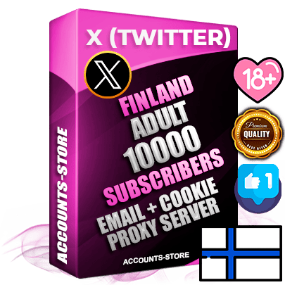 Professional Finnish PREMIUM X (Twitter) accounts of manual registration and farming for the ADULT niche with high trust history photos and tweets — fully themed and optimized for ADULT advertising and promotion — 10000 niche-related live active followers 2009–2014 registration year Verified Email (Included) + Cookie JSON for secure import and login to the account + User Agent + High-quality filling (Photo Header Posts). Fully ready for targeted campaigns and ad launches from any country. Perfectly hold ads without bans. Ideal for any earning schemes affiliate promotions and marketing projects. Quality unlimited IPv4 proxy server included. Professional Finnish PREMIUM X (Twitter) accounts of manual registration and farming for the ADULT niche with high trust history photos and tweets — fully themed and optimized for ADULT advertising and promotion — 10000 niche-related live active followers 2009–2014 registration year Verified Email (Included) + Cookie JSON for secure import and login to the account + User Agent + High-quality filling (Photo Header Posts). Fully ready for targeted campaigns and ad launches from any country. Perfectly hold ads without bans. Ideal for any earning schemes affiliate promotions and marketing projects. Quality unlimited IPv4 proxy server included.