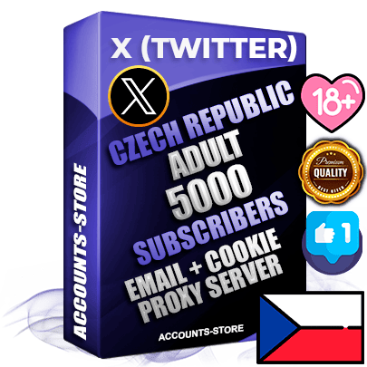 Professional Czech PREMIUM X (Twitter) accounts of manual registration and farming for the ADULT niche with high trust history photos and tweets — fully themed and optimized for ADULT advertising and promotion — 5000 niche-related live active followers 2009–2014 registration year Verified Email (Included) + Cookie JSON for secure import and login to the account + User Agent + High-quality filling (Photo Header Posts). Fully ready for targeted campaigns and ad launches from any country. Perfectly hold ads without bans. Ideal for any earning schemes affiliate promotions and marketing projects. Quality unlimited IPv4 proxy server included.