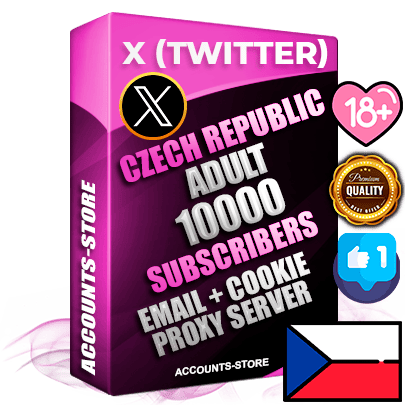 Professional Czech PREMIUM X (Twitter) accounts of manual registration and farming for the ADULT niche with high trust history photos and tweets — fully themed and optimized for ADULT advertising and promotion — 10000 niche-related live active followers 2009–2014 registration year Verified Email (Included) + Cookie JSON for secure import and login to the account + User Agent + High-quality filling (Photo Header Posts). Fully ready for targeted campaigns and ad launches from any country. Perfectly hold ads without bans. Ideal for any earning schemes affiliate promotions and marketing projects. Quality unlimited IPv4 proxy server included.