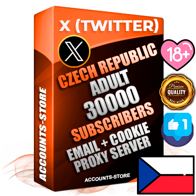 Professional Czech PREMIUM X (Twitter) accounts of manual registration and farming for the ADULT niche with high trust history photos and tweets — fully themed and optimized for ADULT advertising and promotion — 30000 niche-related live active followers 2009–2014 registration year Verified Email (Included) + Cookie JSON for secure import and login to the account + User Agent + High-quality filling (Photo Header Posts). Fully ready for targeted campaigns and ad launches from any country. Perfectly hold ads without bans. Ideal for any earning schemes affiliate promotions and marketing projects. Quality unlimited IPv4 proxy server included.