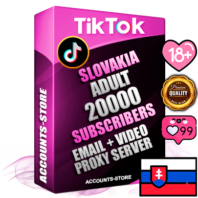 Professional Slovak PREMIUM TikTok accounts of manual registration and farming for the ADULT niche with high trust history profile photos and videos — fully themed and optimized for ADULT advertising and promotion — 20000 niche-related live active subscribers 2018–2022 registration years Verified Email (included) + Cookie JSON for secure import and login to the account + User Agent + high-quality content filling (profile photo banner and videos). Fully ready for targeted campaigns and ad launches from any country. Perfectly holds ads without bans. Ideal for any earning schemes affiliate promotions and marketing projects. Quality unlimited IPv4 proxy server included. Professional Slovak PREMIUM TikTok accounts of manual registration and farming for the ADULT niche with high trust history profile photos and videos — fully themed and optimized for ADULT advertising and promotion — 20000 niche-related live active subscribers 2018–2022 registration years Verified Email (included) + Cookie JSON for secure import and login to the account + User Agent + high-quality content filling (profile photo banner and videos). Fully ready for targeted campaigns and ad launches from any country. Perfectly holds ads without bans. Ideal for any earning schemes affiliate promotions and marketing projects. Quality unlimited IPv4 proxy server included.
