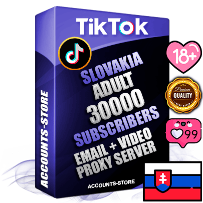 Professional Slovak PREMIUM TikTok accounts of manual registration and farming for the ADULT niche with high trust history profile photos and videos — fully themed and optimized for ADULT advertising and promotion — 30000 niche-related live active subscribers 2018–2022 registration years Verified Email (included) + Cookie JSON for secure import and login to the account + User Agent + high-quality content filling (profile photo banner and videos). Fully ready for targeted campaigns and ad launches from any country. Perfectly holds ads without bans. Ideal for any earning schemes affiliate promotions and marketing projects. Quality unlimited IPv4 proxy server included. Professional Slovak PREMIUM TikTok accounts of manual registration and farming for the ADULT niche with high trust history profile photos and videos — fully themed and optimized for ADULT advertising and promotion — 30000 niche-related live active subscribers 2018–2022 registration years Verified Email (included) + Cookie JSON for secure import and login to the account + User Agent + high-quality content filling (profile photo banner and videos). Fully ready for targeted campaigns and ad launches from any country. Perfectly holds ads without bans. Ideal for any earning schemes affiliate promotions and marketing projects. Quality unlimited IPv4 proxy server included.