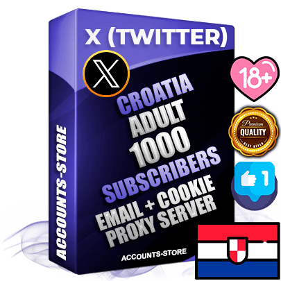 Professional Croatian PREMIUM X (Twitter) accounts of manual registration and farming for the ADULT niche with high trust history photos and tweets — fully themed and optimized for ADULT advertising and promotion — 1000 niche-related live active followers 2009–2014 registration year Verified Email (Included) + Cookie JSON for secure import and login to the account + User Agent + High-quality filling (Photo Header Posts). Fully ready for targeted campaigns and ad launches from any country. Perfectly hold ads without bans. Ideal for any earning schemes affiliate promotions and marketing projects. Quality unlimited IPv4 proxy server included. Professional Croatian PREMIUM X (Twitter) accounts of manual registration and farming for the ADULT niche with high trust history photos and tweets — fully themed and optimized for ADULT advertising and promotion — 1000 niche-related live active followers 2009–2014 registration year Verified Email (Included) + Cookie JSON for secure import and login to the account + User Agent + High-quality filling (Photo Header Posts). Fully ready for targeted campaigns and ad launches from any country. Perfectly hold ads without bans. Ideal for any earning schemes affiliate promotions and marketing projects. Quality unlimited IPv4 proxy server included.
