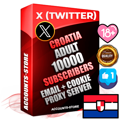 Professional Croatian PREMIUM X (Twitter) accounts of manual registration and farming for the ADULT niche with high trust history photos and tweets — fully themed and optimized for ADULT advertising and promotion — 10000 niche-related live active followers 2009–2014 registration year Verified Email (Included) + Cookie JSON for secure import and login to the account + User Agent + High-quality filling (Photo Header Posts). Fully ready for targeted campaigns and ad launches from any country. Perfectly hold ads without bans. Ideal for any earning schemes affiliate promotions and marketing projects. Quality unlimited IPv4 proxy server included. Professional Croatian PREMIUM X (Twitter) accounts of manual registration and farming for the ADULT niche with high trust history photos and tweets — fully themed and optimized for ADULT advertising and promotion — 10000 niche-related live active followers 2009–2014 registration year Verified Email (Included) + Cookie JSON for secure import and login to the account + User Agent + High-quality filling (Photo Header Posts). Fully ready for targeted campaigns and ad launches from any country. Perfectly hold ads without bans. Ideal for any earning schemes affiliate promotions and marketing projects. Quality unlimited IPv4 proxy server included.