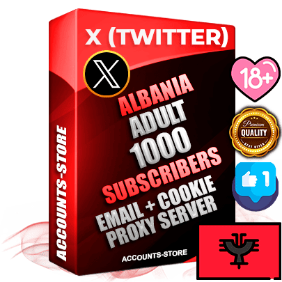 Professional Albanian PREMIUM X (Twitter) accounts of manual registration and farming for the ADULT niche with high trust history photos and tweets — fully themed and optimized for ADULT advertising and promotion — 1000 niche-related live active followers 2009–2014 registration year Verified Email (Included) + Cookie JSON for secure import and login to the account + User Agent + High-quality filling (Photo Header Posts). Fully ready for targeted campaigns and ad launches from any country. Perfectly hold ads without bans. Ideal for any earning schemes affiliate promotions and marketing projects. Quality unlimited IPv4 proxy server included. Professional Albanian PREMIUM X (Twitter) accounts of manual registration and farming for the ADULT niche with high trust history photos and tweets — fully themed and optimized for ADULT advertising and promotion — 1000 niche-related live active followers 2009–2014 registration year Verified Email (Included) + Cookie JSON for secure import and login to the account + User Agent + High-quality filling (Photo Header Posts). Fully ready for targeted campaigns and ad launches from any country. Perfectly hold ads without bans. Ideal for any earning schemes affiliate promotions and marketing projects. Quality unlimited IPv4 proxy server included.