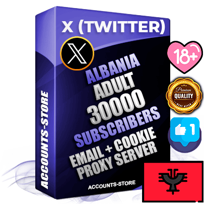 Professional Albanian PREMIUM X (Twitter) accounts of manual registration and farming for the ADULT niche with high trust history photos and tweets — fully themed and optimized for ADULT advertising and promotion — 30000 niche-related live active followers 2009–2014 registration year Verified Email (Included) + Cookie JSON for secure import and login to the account + User Agent + High-quality filling (Photo Header Posts). Fully ready for targeted campaigns and ad launches from any country. Perfectly hold ads without bans. Ideal for any earning schemes affiliate promotions and marketing projects. Quality unlimited IPv4 proxy server included. Professional Albanian PREMIUM X (Twitter) accounts of manual registration and farming for the ADULT niche with high trust history photos and tweets — fully themed and optimized for ADULT advertising and promotion — 30000 niche-related live active followers 2009–2014 registration year Verified Email (Included) + Cookie JSON for secure import and login to the account + User Agent + High-quality filling (Photo Header Posts). Fully ready for targeted campaigns and ad launches from any country. Perfectly hold ads without bans. Ideal for any earning schemes affiliate promotions and marketing projects. Quality unlimited IPv4 proxy server included.
