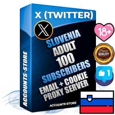 Professional Slovenian PREMIUM X (Twitter) accounts of manual registration and farming for the ADULT niche with high trust history photos and tweets — fully themed and optimized for ADULT advertising and promotion — 100 niche-related live active followers 2009–2014 registration year Verified Email (Included) + Cookie JSON for secure import and login to the account + User Agent + High-quality filling (Photo Header Posts). Fully ready for targeted campaigns and ad launches from any country. Perfectly hold ads without bans. Ideal for any earning schemes affiliate promotions and marketing projects. Quality unlimited IPv4 proxy server included. Professional Slovenian PREMIUM X (Twitter) accounts of manual registration and farming for the ADULT niche with high trust history photos and tweets — fully themed and optimized for ADULT advertising and promotion — 100 niche-related live active followers 2009–2014 registration year Verified Email (Included) + Cookie JSON for secure import and login to the account + User Agent + High-quality filling (Photo Header Posts). Fully ready for targeted campaigns and ad launches from any country. Perfectly hold ads without bans. Ideal for any earning schemes affiliate promotions and marketing projects. Quality unlimited IPv4 proxy server included.