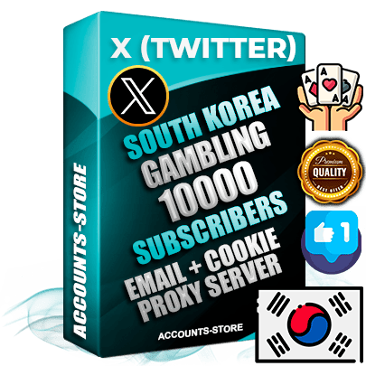 Professional Korean PREMIUM X (Twitter) accounts of manual registration and farming for the GAMBLING niche with high trust history photos and tweets — fully themed and optimized for GAMBLING advertising and promotion — 10000 niche-related live active followers 2009–2014 registration year Verified Email (Included) + Cookie JSON for secure import and login to the account + User Agent + High-quality filling (Photo Header Posts). Fully ready for targeted campaigns and ad launches from any country. Perfectly hold ads without bans. Ideal for any earning schemes affiliate promotions and marketing projects. Quality unlimited IPv4 proxy server included. Professional Korean PREMIUM X (Twitter) accounts of manual registration and farming for the GAMBLING niche with high trust history photos and tweets — fully themed and optimized for GAMBLING advertising and promotion — 10000 niche-related live active followers 2009–2014 registration year Verified Email (Included) + Cookie JSON for secure import and login to the account + User Agent + High-quality filling (Photo Header Posts). Fully ready for targeted campaigns and ad launches from any country. Perfectly hold ads without bans. Ideal for any earning schemes affiliate promotions and marketing projects. Quality unlimited IPv4 proxy server included.