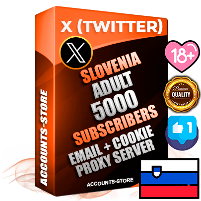 Professional Slovenian PREMIUM X (Twitter) accounts of manual registration and farming for the ADULT niche with high trust history photos and tweets — fully themed and optimized for ADULT advertising and promotion — 5000 niche-related live active followers 2009–2014 registration year Verified Email (Included) + Cookie JSON for secure import and login to the account + User Agent + High-quality filling (Photo Header Posts). Fully ready for targeted campaigns and ad launches from any country. Perfectly hold ads without bans. Ideal for any earning schemes affiliate promotions and marketing projects. Quality unlimited IPv4 proxy server included. Professional Slovenian PREMIUM X (Twitter) accounts of manual registration and farming for the ADULT niche with high trust history photos and tweets — fully themed and optimized for ADULT advertising and promotion — 5000 niche-related live active followers 2009–2014 registration year Verified Email (Included) + Cookie JSON for secure import and login to the account + User Agent + High-quality filling (Photo Header Posts). Fully ready for targeted campaigns and ad launches from any country. Perfectly hold ads without bans. Ideal for any earning schemes affiliate promotions and marketing projects. Quality unlimited IPv4 proxy server included.