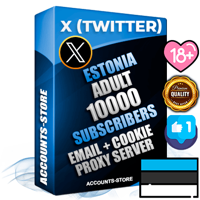 Professional Estonian PREMIUM X (Twitter) accounts of manual registration and farming for the ADULT niche with high trust history photos and tweets — fully themed and optimized for ADULT advertising and promotion — 10000 niche-related live active followers 2009–2014 registration year Verified Email (Included) + Cookie JSON for secure import and login to the account + User Agent + High-quality filling (Photo Header Posts). Fully ready for targeted campaigns and ad launches from any country. Perfectly hold ads without bans. Ideal for any earning schemes affiliate promotions and marketing projects. Quality unlimited IPv4 proxy server included.