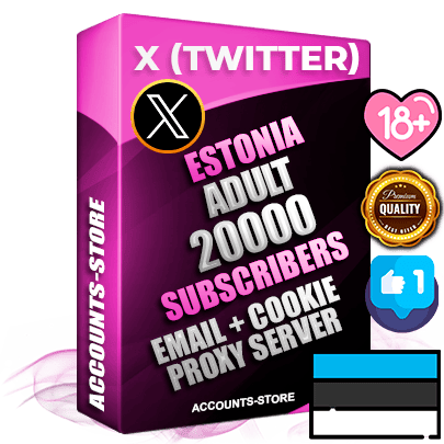Professional Estonian PREMIUM X (Twitter) accounts of manual registration and farming for the ADULT niche with high trust history photos and tweets — fully themed and optimized for ADULT advertising and promotion — 20000 niche-related live active followers 2009–2014 registration year Verified Email (Included) + Cookie JSON for secure import and login to the account + User Agent + High-quality filling (Photo Header Posts). Fully ready for targeted campaigns and ad launches from any country. Perfectly hold ads without bans. Ideal for any earning schemes affiliate promotions and marketing projects. Quality unlimited IPv4 proxy server included.