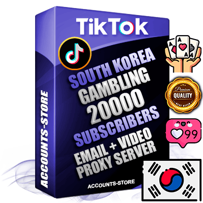 Professional Korean PREMIUM TikTok accounts of manual registration and farming for the GAMBLING niche with high trust history profile photos and videos — fully themed and optimized for GAMBLING advertising and promotion — 20000 niche-related live active subscribers 2018–2022 registration years Verified Email (included) + Cookie JSON for secure import and login to the account + User Agent + high-quality content filling (profile photo banner and videos). Fully ready for targeted campaigns and ad launches from any country. Perfectly holds ads without bans. Ideal for any earning schemes affiliate promotions and marketing projects. Quality unlimited IPv4 proxy server included. Professional Korean PREMIUM TikTok accounts of manual registration and farming for the GAMBLING niche with high trust history profile photos and videos — fully themed and optimized for GAMBLING advertising and promotion — 20000 niche-related live active subscribers 2018–2022 registration years Verified Email (included) + Cookie JSON for secure import and login to the account + User Agent + high-quality content filling (profile photo banner and videos). Fully ready for targeted campaigns and ad launches from any country. Perfectly holds ads without bans. Ideal for any earning schemes affiliate promotions and marketing projects. Quality unlimited IPv4 proxy server included.