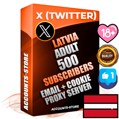 Professional Latvian PREMIUM X (Twitter) accounts of manual registration and farming for the ADULT niche with high trust history photos and tweets — fully themed and optimized for ADULT advertising and promotion — 500 niche-related live active followers 2009–2014 registration year Verified Email (Included) + Cookie JSON for secure import and login to the account + User Agent + High-quality filling (Photo Header Posts). Fully ready for targeted campaigns and ad launches from any country. Perfectly hold ads without bans. Ideal for any earning schemes affiliate promotions and marketing projects. Quality unlimited IPv4 proxy server included. Professional Latvian PREMIUM X (Twitter) accounts of manual registration and farming for the ADULT niche with high trust history photos and tweets — fully themed and optimized for ADULT advertising and promotion — 500 niche-related live active followers 2009–2014 registration year Verified Email (Included) + Cookie JSON for secure import and login to the account + User Agent + High-quality filling (Photo Header Posts). Fully ready for targeted campaigns and ad launches from any country. Perfectly hold ads without bans. Ideal for any earning schemes affiliate promotions and marketing projects. Quality unlimited IPv4 proxy server included.