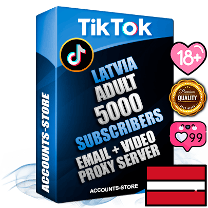 Professional Latvian PREMIUM TikTok accounts of manual registration and farming for the ADULT niche with high trust history profile photos and videos — fully themed and optimized for ADULT advertising and promotion — 5000 niche-related live active subscribers 2018–2022 registration years Verified Email (included) + Cookie JSON for secure import and login to the account + User Agent + high-quality content filling (profile photo banner and videos). Fully ready for targeted campaigns and ad launches from any country. Perfectly holds ads without bans. Ideal for any earning schemes affiliate promotions and marketing projects. Quality unlimited IPv4 proxy server included.