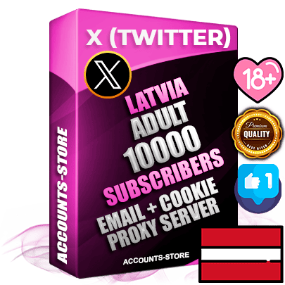 Professional Latvian PREMIUM X (Twitter) accounts of manual registration and farming for the ADULT niche with high trust history photos and tweets — fully themed and optimized for ADULT advertising and promotion — 10000 niche-related live active followers 2009–2014 registration year Verified Email (Included) + Cookie JSON for secure import and login to the account + User Agent + High-quality filling (Photo Header Posts). Fully ready for targeted campaigns and ad launches from any country. Perfectly hold ads without bans. Ideal for any earning schemes affiliate promotions and marketing projects. Quality unlimited IPv4 proxy server included. Professional Latvian PREMIUM X (Twitter) accounts of manual registration and farming for the ADULT niche with high trust history photos and tweets — fully themed and optimized for ADULT advertising and promotion — 10000 niche-related live active followers 2009–2014 registration year Verified Email (Included) + Cookie JSON for secure import and login to the account + User Agent + High-quality filling (Photo Header Posts). Fully ready for targeted campaigns and ad launches from any country. Perfectly hold ads without bans. Ideal for any earning schemes affiliate promotions and marketing projects. Quality unlimited IPv4 proxy server included.