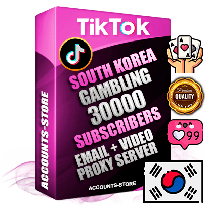 Professional Korean PREMIUM TikTok accounts of manual registration and farming for the GAMBLING niche with high trust history profile photos and videos — fully themed and optimized for GAMBLING advertising and promotion — 30000 niche-related live active subscribers 2018–2022 registration years Verified Email (included) + Cookie JSON for secure import and login to the account + User Agent + high-quality content filling (profile photo banner and videos). Fully ready for targeted campaigns and ad launches from any country. Perfectly holds ads without bans. Ideal for any earning schemes affiliate promotions and marketing projects. Quality unlimited IPv4 proxy server included. Professional Korean PREMIUM TikTok accounts of manual registration and farming for the GAMBLING niche with high trust history profile photos and videos — fully themed and optimized for GAMBLING advertising and promotion — 30000 niche-related live active subscribers 2018–2022 registration years Verified Email (included) + Cookie JSON for secure import and login to the account + User Agent + high-quality content filling (profile photo banner and videos). Fully ready for targeted campaigns and ad launches from any country. Perfectly holds ads without bans. Ideal for any earning schemes affiliate promotions and marketing projects. Quality unlimited IPv4 proxy server included.
