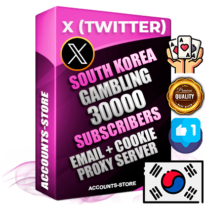 Professional Korean PREMIUM X (Twitter) accounts of manual registration and farming for the GAMBLING niche with high trust history photos and tweets — fully themed and optimized for GAMBLING advertising and promotion — 30000 niche-related live active followers 2009–2014 registration year Verified Email (Included) + Cookie JSON for secure import and login to the account + User Agent + High-quality filling (Photo Header Posts). Fully ready for targeted campaigns and ad launches from any country. Perfectly hold ads without bans. Ideal for any earning schemes affiliate promotions and marketing projects. Quality unlimited IPv4 proxy server included. Professional Korean PREMIUM X (Twitter) accounts of manual registration and farming for the GAMBLING niche with high trust history photos and tweets — fully themed and optimized for GAMBLING advertising and promotion — 30000 niche-related live active followers 2009–2014 registration year Verified Email (Included) + Cookie JSON for secure import and login to the account + User Agent + High-quality filling (Photo Header Posts). Fully ready for targeted campaigns and ad launches from any country. Perfectly hold ads without bans. Ideal for any earning schemes affiliate promotions and marketing projects. Quality unlimited IPv4 proxy server included.