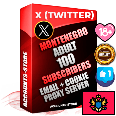 Professional Montenegrin PREMIUM X (Twitter) accounts of manual registration and farming for the ADULT niche with high trust history photos and tweets — fully themed and optimized for ADULT advertising and promotion — 100 niche-related live active followers 2009–2014 registration year Verified Email (Included) + Cookie JSON for secure import and login to the account + User Agent + High-quality filling (Photo Header Posts). Fully ready for targeted campaigns and ad launches from any country. Perfectly hold ads without bans. Ideal for any earning schemes affiliate promotions and marketing projects. Quality unlimited IPv4 proxy server included. Professional Montenegrin PREMIUM X (Twitter) accounts of manual registration and farming for the ADULT niche with high trust history photos and tweets — fully themed and optimized for ADULT advertising and promotion — 100 niche-related live active followers 2009–2014 registration year Verified Email (Included) + Cookie JSON for secure import and login to the account + User Agent + High-quality filling (Photo Header Posts). Fully ready for targeted campaigns and ad launches from any country. Perfectly hold ads without bans. Ideal for any earning schemes affiliate promotions and marketing projects. Quality unlimited IPv4 proxy server included.