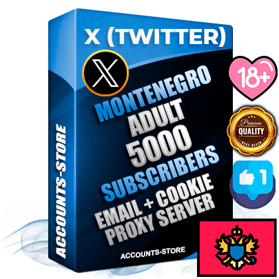 Professional Montenegrin PREMIUM X (Twitter) accounts of manual registration and farming for the ADULT niche with high trust history photos and tweets — fully themed and optimized for ADULT advertising and promotion — 5000 niche-related live active followers 2009–2014 registration year Verified Email (Included) + Cookie JSON for secure import and login to the account + User Agent + High-quality filling (Photo Header Posts). Fully ready for targeted campaigns and ad launches from any country. Perfectly hold ads without bans. Ideal for any earning schemes affiliate promotions and marketing projects. Quality unlimited IPv4 proxy server included. Professional Montenegrin PREMIUM X (Twitter) accounts of manual registration and farming for the ADULT niche with high trust history photos and tweets — fully themed and optimized for ADULT advertising and promotion — 5000 niche-related live active followers 2009–2014 registration year Verified Email (Included) + Cookie JSON for secure import and login to the account + User Agent + High-quality filling (Photo Header Posts). Fully ready for targeted campaigns and ad launches from any country. Perfectly hold ads without bans. Ideal for any earning schemes affiliate promotions and marketing projects. Quality unlimited IPv4 proxy server included.