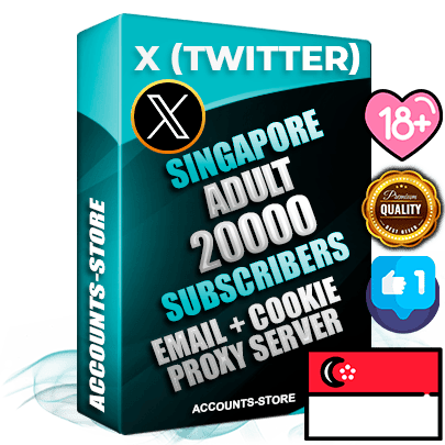 Professional Singapore PREMIUM X (Twitter) accounts of manual registration and farming for the ADULT niche with high trust history photos and tweets — fully themed and optimized for ADULT advertising and promotion — 20000 niche-related live active followers 2009–2014 registration year Verified Email (Included) + Cookie JSON for secure import and login to the account + User Agent + High-quality filling (Photo Header Posts). Fully ready for targeted campaigns and ad launches from any country. Perfectly hold ads without bans. Ideal for any earning schemes affiliate promotions and marketing projects. Quality unlimited IPv4 proxy server included. Professional Singapore PREMIUM X (Twitter) accounts of manual registration and farming for the ADULT niche with high trust history photos and tweets — fully themed and optimized for ADULT advertising and promotion — 20000 niche-related live active followers 2009–2014 registration year Verified Email (Included) + Cookie JSON for secure import and login to the account + User Agent + High-quality filling (Photo Header Posts). Fully ready for targeted campaigns and ad launches from any country. Perfectly hold ads without bans. Ideal for any earning schemes affiliate promotions and marketing projects. Quality unlimited IPv4 proxy server included.