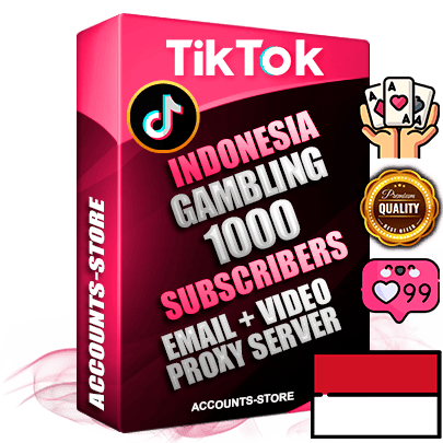 Professional Indonesian PREMIUM TikTok accounts of manual registration and farming for the GAMBLING niche with high trust history profile photos and videos — fully themed and optimized for GAMBLING advertising and promotion — 1000 niche-related live active subscribers 2018–2022 registration years Verified Email (included) + Cookie JSON for secure import and login to the account + User Agent + high-quality content filling (profile photo banner and videos). Fully ready for targeted campaigns and ad launches from any country. Perfectly holds ads without bans. Ideal for any earning schemes affiliate promotions and marketing projects. Quality unlimited IPv4 proxy server included. Professional Indonesian PREMIUM TikTok accounts of manual registration and farming for the GAMBLING niche with high trust history profile photos and videos — fully themed and optimized for GAMBLING advertising and promotion — 1000 niche-related live active subscribers 2018–2022 registration years Verified Email (included) + Cookie JSON for secure import and login to the account + User Agent + high-quality content filling (profile photo banner and videos). Fully ready for targeted campaigns and ad launches from any country. Perfectly holds ads without bans. Ideal for any earning schemes affiliate promotions and marketing projects. Quality unlimited IPv4 proxy server included.
