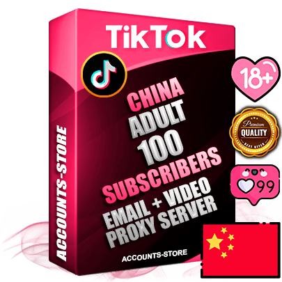 Professional Chinese PREMIUM TikTok accounts of manual registration and farming for the ADULT niche with high trust history profile photos and videos — fully themed and optimized for ADULT advertising and promotion — 100 niche-related live active subscribers 2018–2022 registration years Verified Email (included) + Cookie JSON for secure import and login to the account + User Agent + high-quality content filling (profile photo banner and videos). Fully ready for targeted campaigns and ad launches from any country. Perfectly holds ads without bans. Ideal for any earning schemes affiliate promotions and marketing projects. Quality unlimited IPv4 proxy server included. Professional Chinese PREMIUM TikTok accounts of manual registration and farming for the ADULT niche with high trust history profile photos and videos — fully themed and optimized for ADULT advertising and promotion — 100 niche-related live active subscribers 2018–2022 registration years Verified Email (included) + Cookie JSON for secure import and login to the account + User Agent + high-quality content filling (profile photo banner and videos). Fully ready for targeted campaigns and ad launches from any country. Perfectly holds ads without bans. Ideal for any earning schemes affiliate promotions and marketing projects. Quality unlimited IPv4 proxy server included.