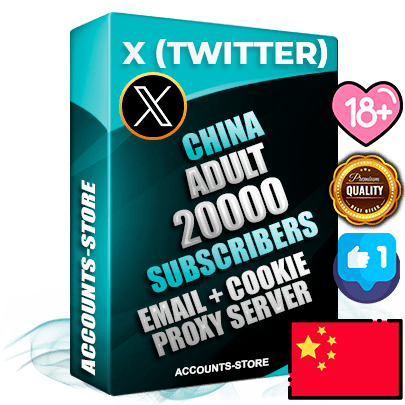Professional Chinese PREMIUM X (Twitter) accounts of manual registration and farming for the ADULT niche with high trust history photos and tweets — fully themed and optimized for ADULT advertising and promotion — 20000 niche-related live active followers 2009–2014 registration year Verified Email (Included) + Cookie JSON for secure import and login to the account + User Agent + High-quality filling (Photo Header Posts). Fully ready for targeted campaigns and ad launches from any country. Perfectly hold ads without bans. Ideal for any earning schemes affiliate promotions and marketing projects. Quality unlimited IPv4 proxy server included. Professional Chinese PREMIUM X (Twitter) accounts of manual registration and farming for the ADULT niche with high trust history photos and tweets — fully themed and optimized for ADULT advertising and promotion — 20000 niche-related live active followers 2009–2014 registration year Verified Email (Included) + Cookie JSON for secure import and login to the account + User Agent + High-quality filling (Photo Header Posts). Fully ready for targeted campaigns and ad launches from any country. Perfectly hold ads without bans. Ideal for any earning schemes affiliate promotions and marketing projects. Quality unlimited IPv4 proxy server included.