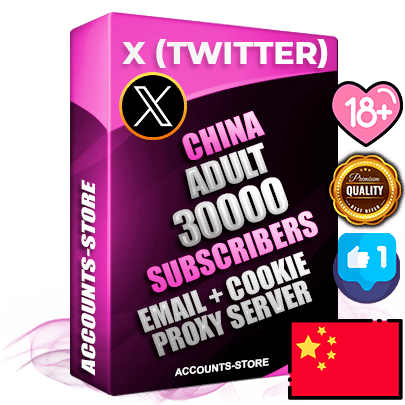 Professional Chinese PREMIUM X (Twitter) accounts of manual registration and farming for the ADULT niche with high trust history photos and tweets — fully themed and optimized for ADULT advertising and promotion — 30000 niche-related live active followers 2009–2014 registration year Verified Email (Included) + Cookie JSON for secure import and login to the account + User Agent + High-quality filling (Photo Header Posts). Fully ready for targeted campaigns and ad launches from any country. Perfectly hold ads without bans. Ideal for any earning schemes affiliate promotions and marketing projects. Quality unlimited IPv4 proxy server included. Professional Chinese PREMIUM X (Twitter) accounts of manual registration and farming for the ADULT niche with high trust history photos and tweets — fully themed and optimized for ADULT advertising and promotion — 30000 niche-related live active followers 2009–2014 registration year Verified Email (Included) + Cookie JSON for secure import and login to the account + User Agent + High-quality filling (Photo Header Posts). Fully ready for targeted campaigns and ad launches from any country. Perfectly hold ads without bans. Ideal for any earning schemes affiliate promotions and marketing projects. Quality unlimited IPv4 proxy server included.