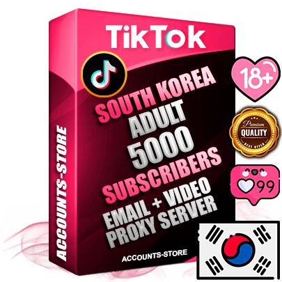 Professional Korean PREMIUM TikTok accounts of manual registration and farming for the ADULT niche with high trust history profile photos and videos — fully themed and optimized for ADULT advertising and promotion — 5000 niche-related live active subscribers 2018–2022 registration years Verified Email (included) + Cookie JSON for secure import and login to the account + User Agent + high-quality content filling (profile photo banner and videos). Fully ready for targeted campaigns and ad launches from any country. Perfectly holds ads without bans. Ideal for any earning schemes affiliate promotions and marketing projects. Quality unlimited IPv4 proxy server included. Professional Korean PREMIUM TikTok accounts of manual registration and farming for the ADULT niche with high trust history profile photos and videos — fully themed and optimized for ADULT advertising and promotion — 5000 niche-related live active subscribers 2018–2022 registration years Verified Email (included) + Cookie JSON for secure import and login to the account + User Agent + high-quality content filling (profile photo banner and videos). Fully ready for targeted campaigns and ad launches from any country. Perfectly holds ads without bans. Ideal for any earning schemes affiliate promotions and marketing projects. Quality unlimited IPv4 proxy server included.