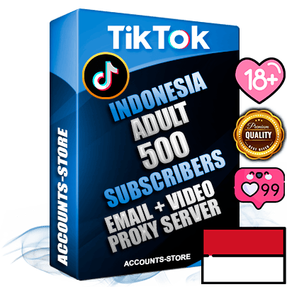 Professional Indonesian PREMIUM TikTok accounts of manual registration and farming for the ADULT niche with high trust history profile photos and videos — fully themed and optimized for ADULT advertising and promotion — 500 niche-related live active subscribers 2018–2022 registration years Verified Email (included) + Cookie JSON for secure import and login to the account + User Agent + high-quality content filling (profile photo banner and videos). Fully ready for targeted campaigns and ad launches from any country. Perfectly holds ads without bans. Ideal for any earning schemes affiliate promotions and marketing projects. Quality unlimited IPv4 proxy server included. Professional Indonesian PREMIUM TikTok accounts of manual registration and farming for the ADULT niche with high trust history profile photos and videos — fully themed and optimized for ADULT advertising and promotion — 500 niche-related live active subscribers 2018–2022 registration years Verified Email (included) + Cookie JSON for secure import and login to the account + User Agent + high-quality content filling (profile photo banner and videos). Fully ready for targeted campaigns and ad launches from any country. Perfectly holds ads without bans. Ideal for any earning schemes affiliate promotions and marketing projects. Quality unlimited IPv4 proxy server included.