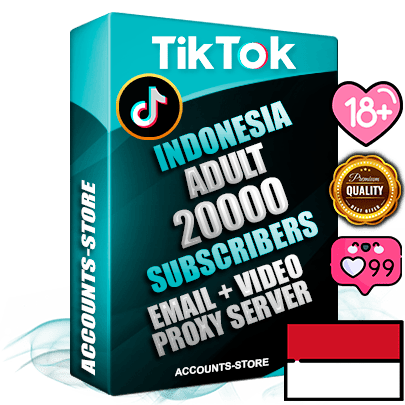 Professional Indonesian PREMIUM TikTok accounts of manual registration and farming for the ADULT niche with high trust history profile photos and videos — fully themed and optimized for ADULT advertising and promotion — 20000 niche-related live active subscribers 2018–2022 registration years Verified Email (included) + Cookie JSON for secure import and login to the account + User Agent + high-quality content filling (profile photo banner and videos). Fully ready for targeted campaigns and ad launches from any country. Perfectly holds ads without bans. Ideal for any earning schemes affiliate promotions and marketing projects. Quality unlimited IPv4 proxy server included. Professional Indonesian PREMIUM TikTok accounts of manual registration and farming for the ADULT niche with high trust history profile photos and videos — fully themed and optimized for ADULT advertising and promotion — 20000 niche-related live active subscribers 2018–2022 registration years Verified Email (included) + Cookie JSON for secure import and login to the account + User Agent + high-quality content filling (profile photo banner and videos). Fully ready for targeted campaigns and ad launches from any country. Perfectly holds ads without bans. Ideal for any earning schemes affiliate promotions and marketing projects. Quality unlimited IPv4 proxy server included.