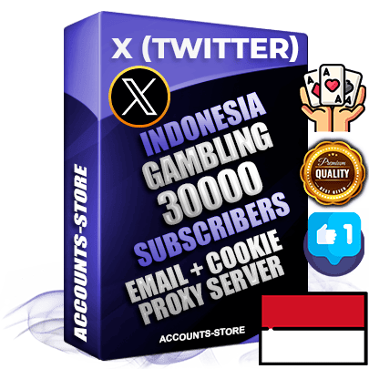 Professional Indonesian PREMIUM X (Twitter) accounts of manual registration and farming for the GAMBLING niche with high trust history photos and tweets — fully themed and optimized for GAMBLING advertising and promotion — 30000 niche-related live active followers 2009–2014 registration year Verified Email (Included) + Cookie JSON for secure import and login to the account + User Agent + High-quality filling (Photo Header Posts). Fully ready for targeted campaigns and ad launches from any country. Perfectly hold ads without bans. Ideal for any earning schemes affiliate promotions and marketing projects. Quality unlimited IPv4 proxy server included. Professional Indonesian PREMIUM X (Twitter) accounts of manual registration and farming for the GAMBLING niche with high trust history photos and tweets — fully themed and optimized for GAMBLING advertising and promotion — 30000 niche-related live active followers 2009–2014 registration year Verified Email (Included) + Cookie JSON for secure import and login to the account + User Agent + High-quality filling (Photo Header Posts). Fully ready for targeted campaigns and ad launches from any country. Perfectly hold ads without bans. Ideal for any earning schemes affiliate promotions and marketing projects. Quality unlimited IPv4 proxy server included.