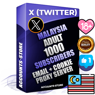 Professional Malaysian PREMIUM X (Twitter) accounts of manual registration and farming for the ADULT niche with high trust history photos and tweets — fully themed and optimized for ADULT advertising and promotion — 1000 niche-related live active followers 2009–2014 registration year Verified Email (Included) + Cookie JSON for secure import and login to the account + User Agent + High-quality filling (Photo Header Posts). Fully ready for targeted campaigns and ad launches from any country. Perfectly hold ads without bans. Ideal for any earning schemes affiliate promotions and marketing projects. Quality unlimited IPv4 proxy server included. Professional Malaysian PREMIUM X (Twitter) accounts of manual registration and farming for the ADULT niche with high trust history photos and tweets — fully themed and optimized for ADULT advertising and promotion — 1000 niche-related live active followers 2009–2014 registration year Verified Email (Included) + Cookie JSON for secure import and login to the account + User Agent + High-quality filling (Photo Header Posts). Fully ready for targeted campaigns and ad launches from any country. Perfectly hold ads without bans. Ideal for any earning schemes affiliate promotions and marketing projects. Quality unlimited IPv4 proxy server included.