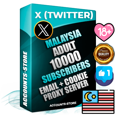 Professional Malaysian PREMIUM X (Twitter) accounts of manual registration and farming for the ADULT niche with high trust history photos and tweets — fully themed and optimized for ADULT advertising and promotion — 10000 niche-related live active followers 2009–2014 registration year Verified Email (Included) + Cookie JSON for secure import and login to the account + User Agent + High-quality filling (Photo Header Posts). Fully ready for targeted campaigns and ad launches from any country. Perfectly hold ads without bans. Ideal for any earning schemes affiliate promotions and marketing projects. Quality unlimited IPv4 proxy server included. Professional Malaysian PREMIUM X (Twitter) accounts of manual registration and farming for the ADULT niche with high trust history photos and tweets — fully themed and optimized for ADULT advertising and promotion — 10000 niche-related live active followers 2009–2014 registration year Verified Email (Included) + Cookie JSON for secure import and login to the account + User Agent + High-quality filling (Photo Header Posts). Fully ready for targeted campaigns and ad launches from any country. Perfectly hold ads without bans. Ideal for any earning schemes affiliate promotions and marketing projects. Quality unlimited IPv4 proxy server included.